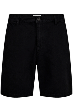 Resteröds Regular Chino Shorts Chin Black