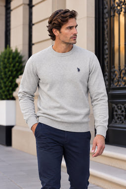 U.S. POLO ASSN. Knit Sweater Adair Grey