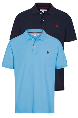 U.S. POLO ASSN. 2-Pack Polo Alfred Navy/Placid Blue