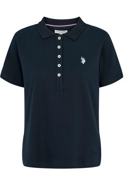 U.S. POLO ASSN. Women Rib Polo Helga Navy