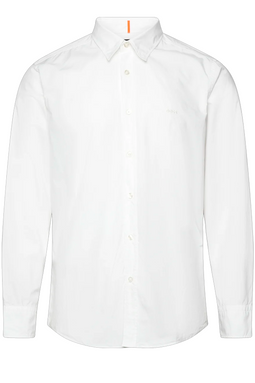 Hugo Boss Relegant Poplin Shirt White