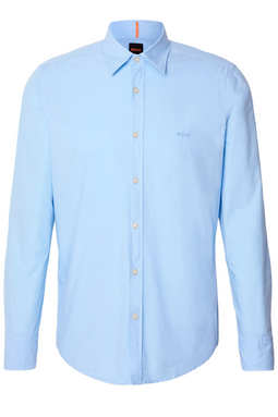 Hugo Boss Relegant Poplin Shirt Blue