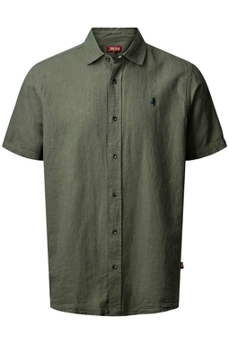 MCS Regular S/S Linen Shirt Army