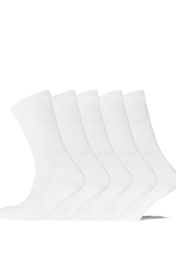 Claudio 5-Pack Tennis Socks White