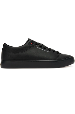 Tommy Hilfiger Leather Sneaker Low Top Black