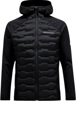 Peak Performance Argon Hybrid Hooded Jacket Black