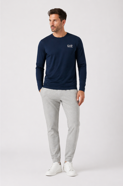 Armani EA7 Core ID L/S Tee Night Blue