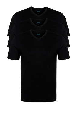 Hugo Boss 3-Pack V-Neck Tee Black