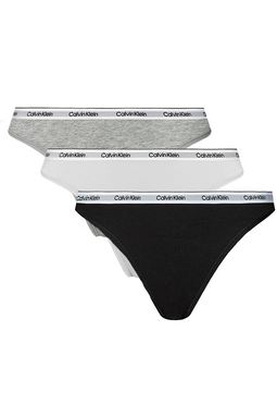 Calvin Klein Women Thongs 3-Pack Multi