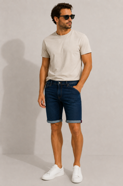 MCS Regular Rob Denim Shorts Blue