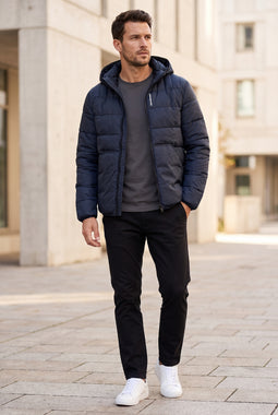 Calvin Klein Padded Basic Jacket Navy