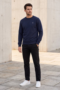 GANT Basic Crew Sweatshirt Navy