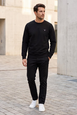 GANT Basic Crew Sweatshirt Black