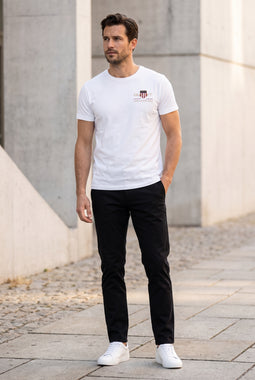 GANT Gold Shield Logo Tee White