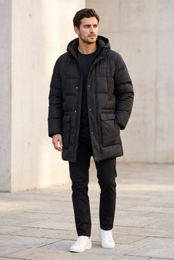 GANT Long Jacket Alta Down Black