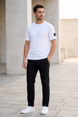 Calvin Klein Badge Tee White