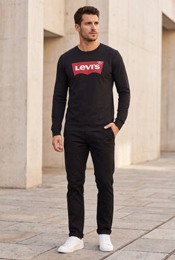Levi's Graphic Logo L/S Tee Black