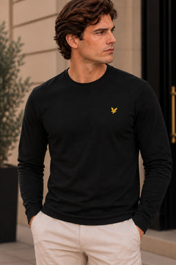 Lyle & Scott L/S Tee Black