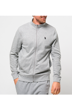 U.S. POLO ASSN. Full Zip Sweatshirt Eran Grey
