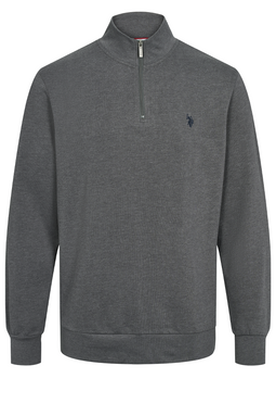 U.S. POLO ASSN. Half-Zip Sweatshirt Faik Dark Grey