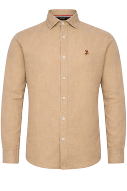 U.S. POLO ASSN. Linen Shirt Bolt Crockery