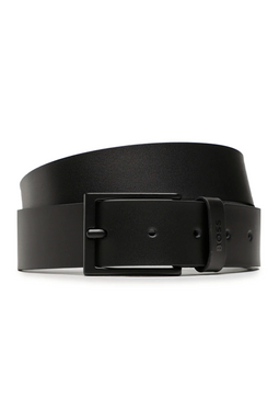 Hugo Boss Leather Timon Belt 3.5 Black