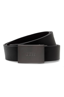 Hugo Boss Leather Jion Belt 3.5 Black