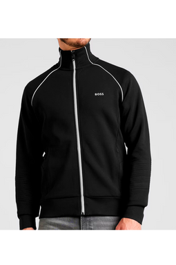 Hugo Boss Skaz 1 Zip-Up Sweatshirt Black