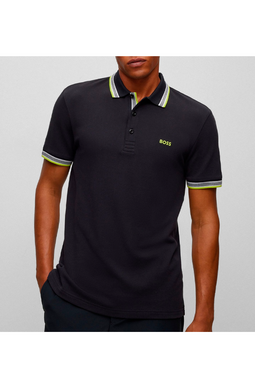 Hugo Boss Contrast Paddy Polo Black