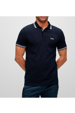 Hugo Boss Contrast Paddy Polo Navy
