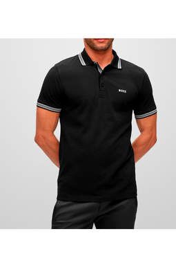 Hugo Boss Contrast Paddy Polo Black