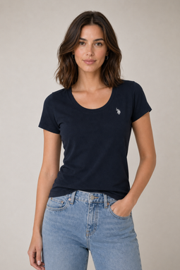 U.S. POLO ASSN. Women T-shirt Amy Navy
