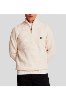 Lyle & Scott Ribbed Half-Zip Cove