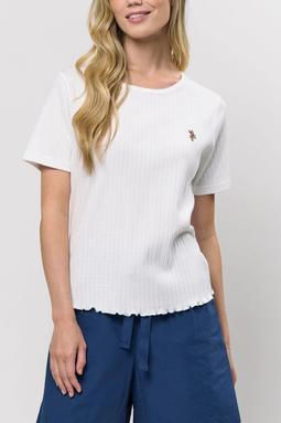 U.S. POLO ASSN. Women T-shirt Maja White