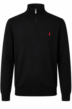 MCS Eli Half-Zip Knit Black
