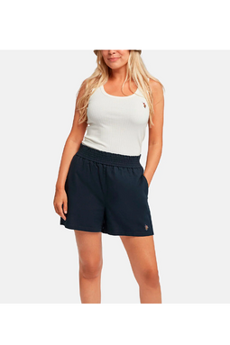 U.S. POLO ASSN. Women Linen Shorts Cornelia Navy