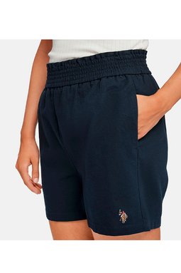 U.S. POLO ASSN. Women Linen Shorts Cornelia Navy