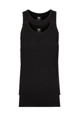 JBS 2-Pack Bamboo Tank-Top Black
