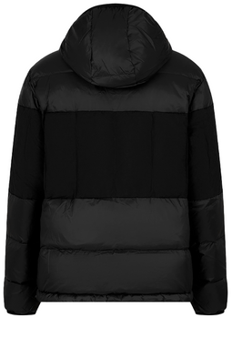 Armani EA7 Hooded Down Jacket Black