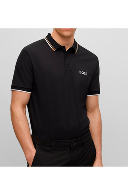 Hugo Boss Paddy Pro Contrast Polo Black