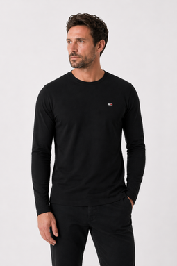 Tommy Hilfiger Regular 2-Pack L/S Tee Black/Black