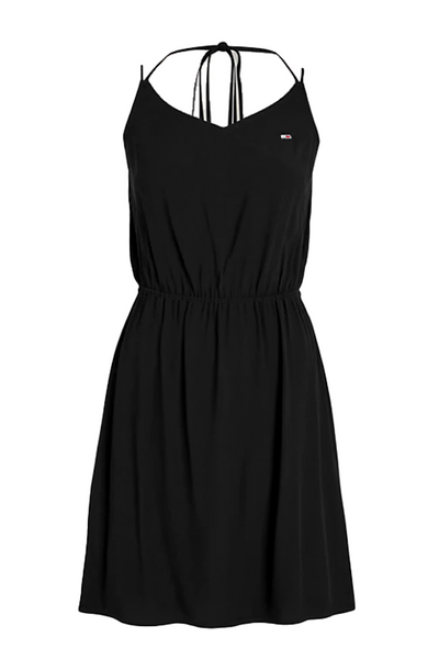Tommy Hilfiger Women Essential Strap Dress Black – Luxivo
