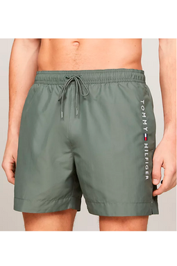 Tommy Hilfiger Swim Shorts Side Logo Stonewash