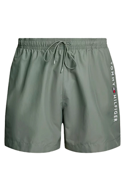 Tommy Hilfiger Swim Shorts Side Logo Stonewash