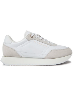 Tommy Hilfiger Women Suede Runner White