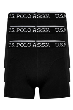 U.S. POLO ASSN. 3-Pack Bamboo Trunks Black