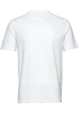 Armani EA7 Chest Logo Tee White