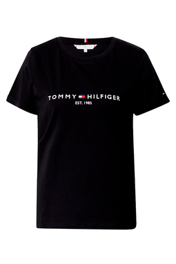 Tommy Hilfiger Women Essential Tee Black - Luxivo