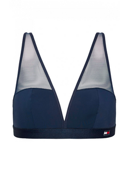 Tommy Hilfiger Women Padded Triangle Bralette Navy - Luxivo