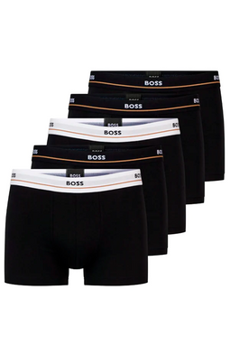 Hugo Boss 5-pack Stretch Cotton Trunks Black